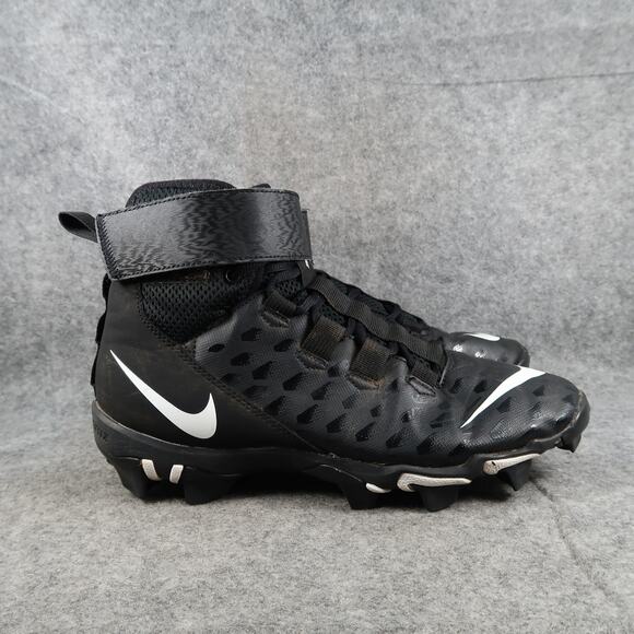 Nike Shoes Mens 8 Football Cleats Force Savage Shark 2 Black White Hook N Loop main image 5